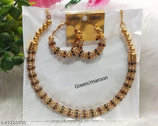 Sizzling Bejeweled Women Necklaces & Chains - Image 3