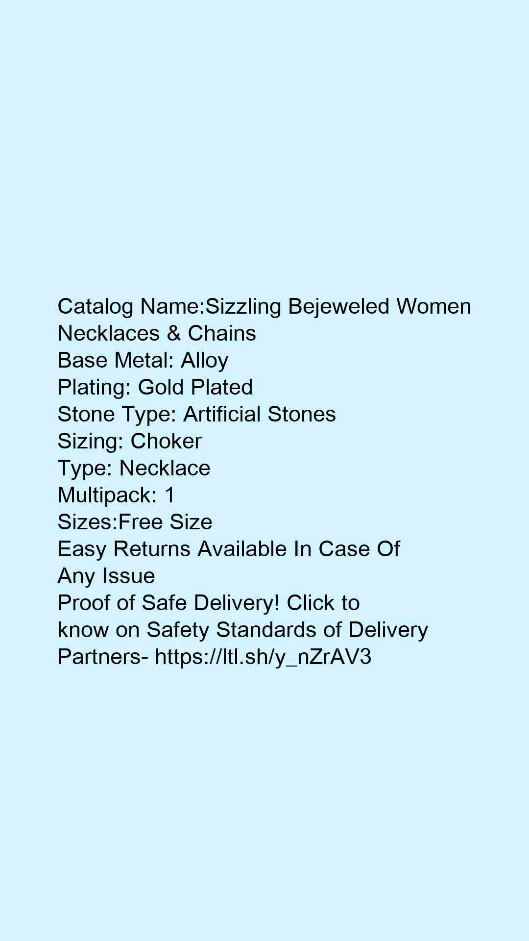 Sizzling Bejeweled Women Necklaces & Chains - Image 4