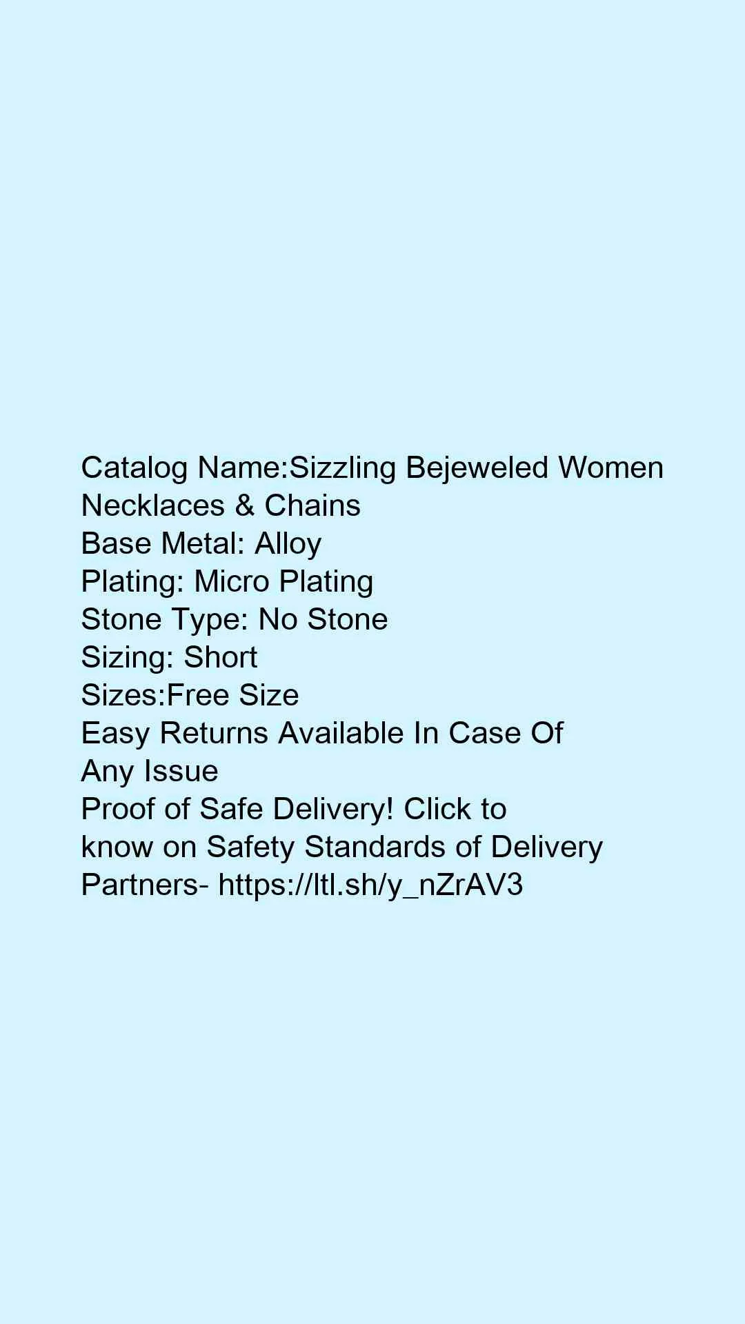Sizzling Bejeweled Women Necklaces & Chains - Image 6