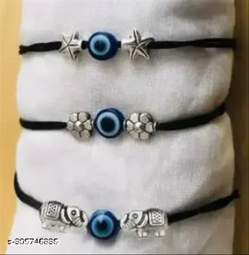 Sizzling Charming Women Anklets & Toe Rings Set – Oxidised Silver with Artificial Beads - Image 3