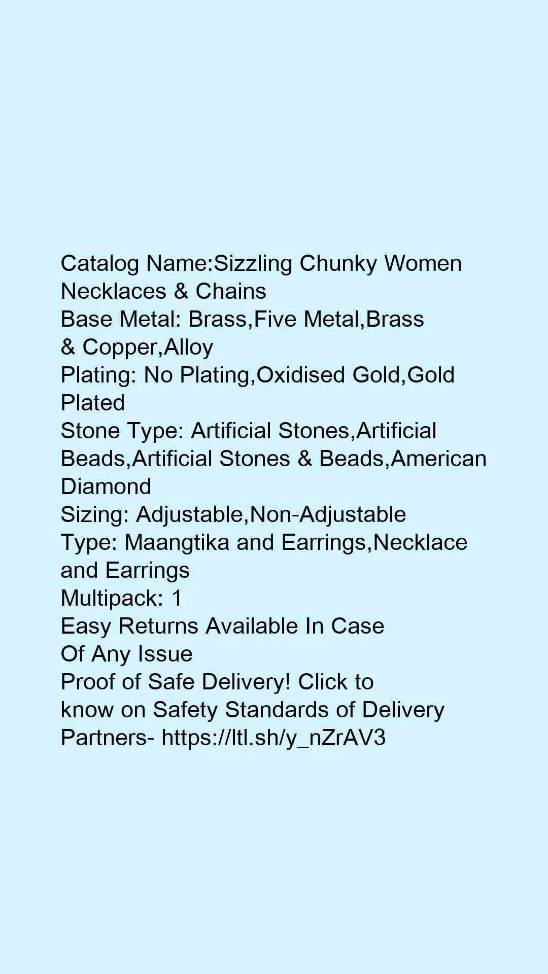 Sizzling Chunky Women Necklaces & Chains - Image 5