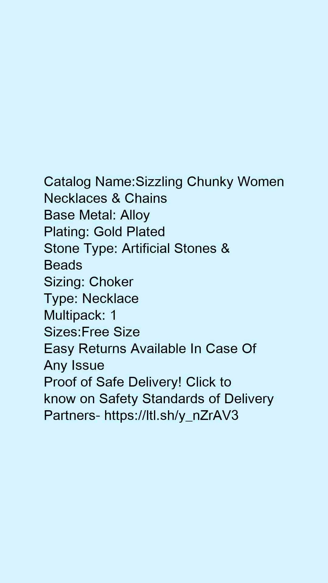 Sizzling Chunky Women Necklaces & Chains - Image 7