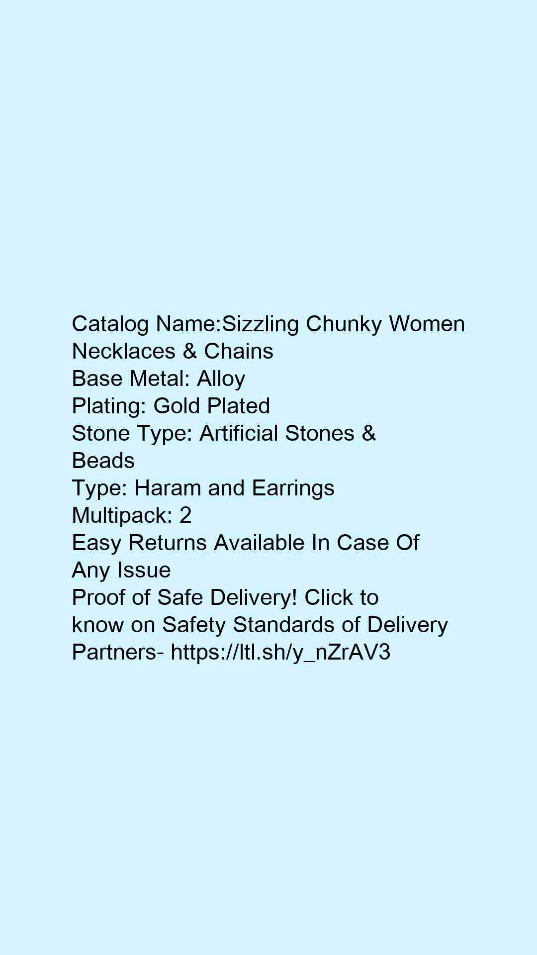 Sizzling Chunky Women Necklaces & Chains - Image 7