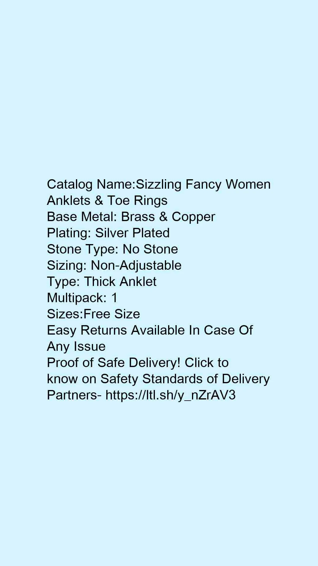 Sizzling Fancy Women Anklets & Toe Rings - Image 7