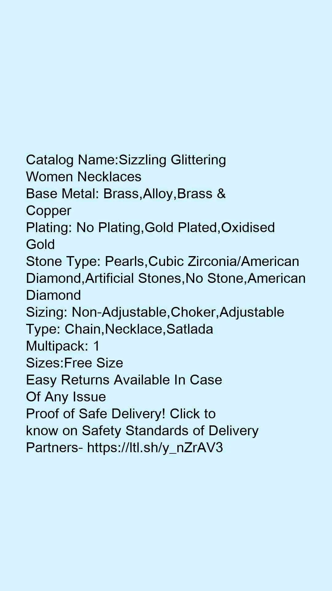 Sizzling Glittering Women Necklaces - Image 7