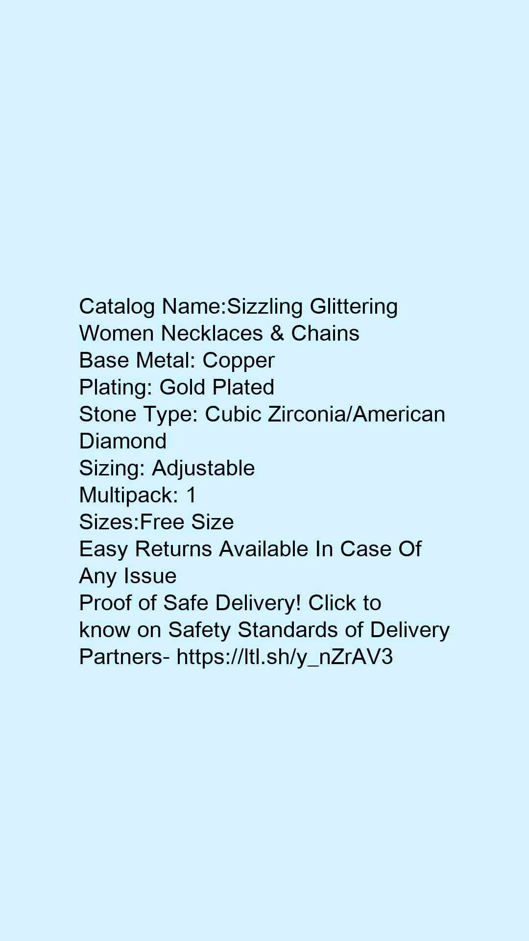 Sizzling Glittering Women Necklaces & Chains - Image 5