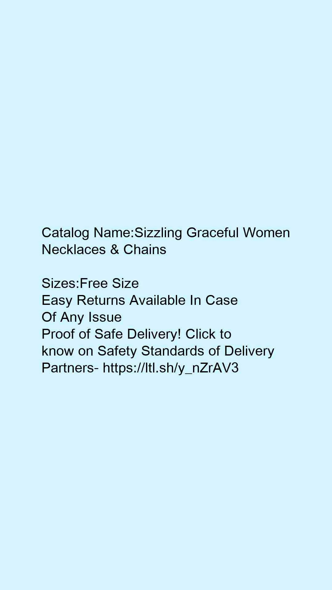 Sizzling Graceful Women Necklaces & Chains - Image 3