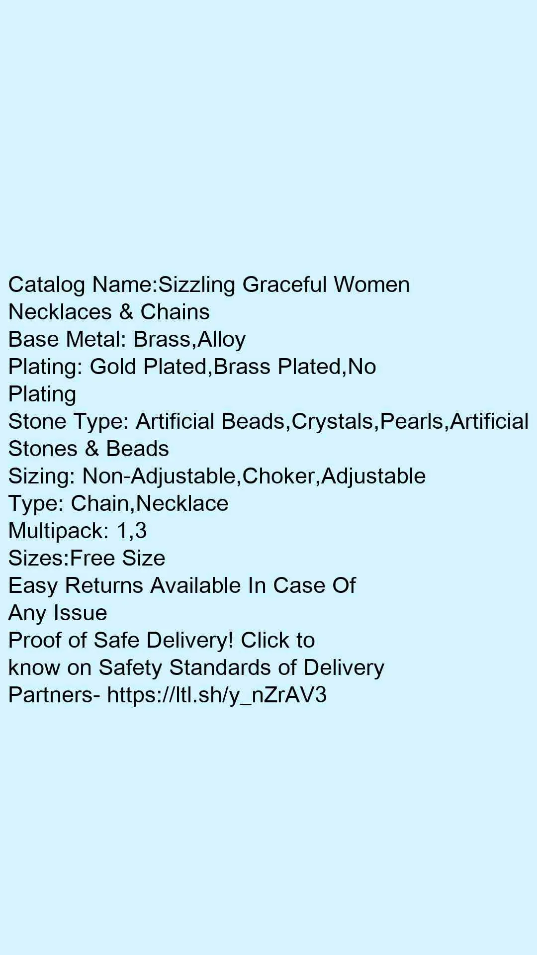 Sizzling Graceful Women Necklaces & Chains - Image 6