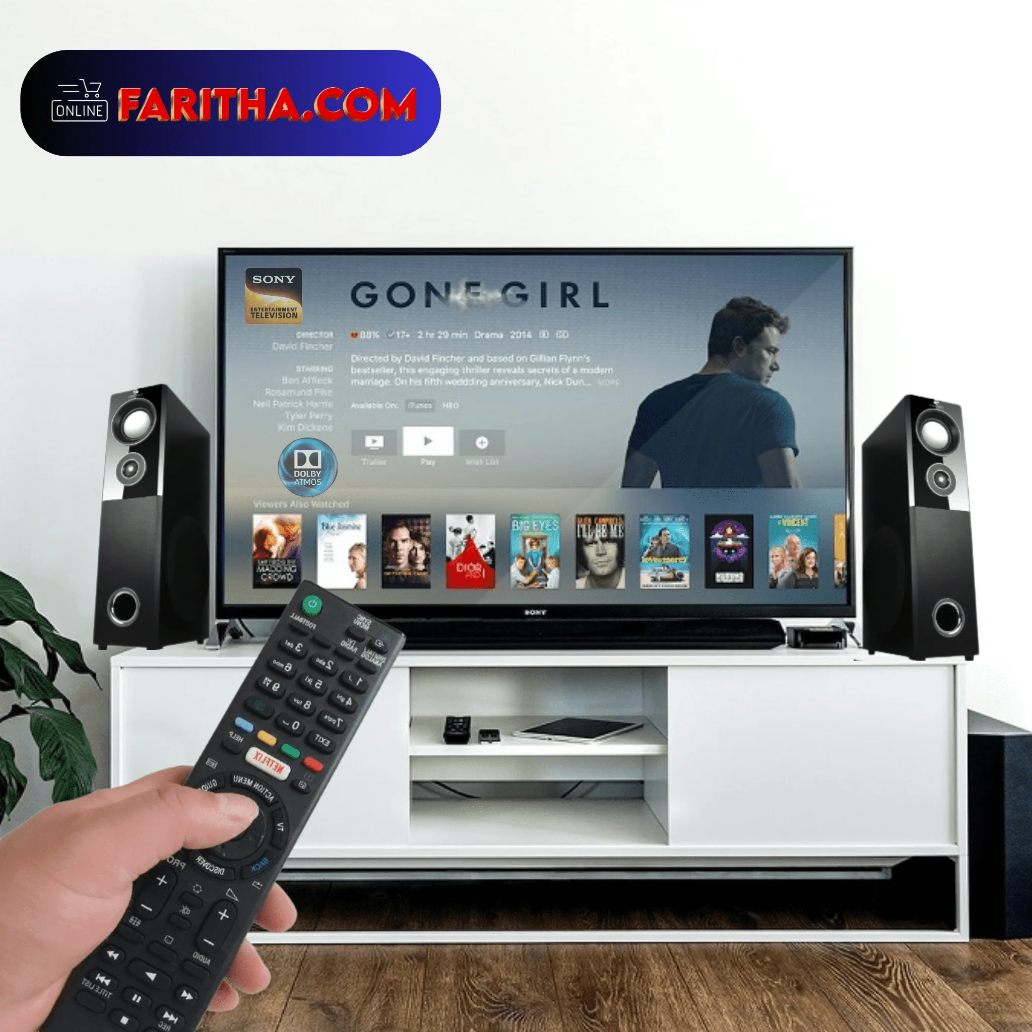 Sony Smart TV Remote Control RM-L1351 – Compatible with Netflix, YouTube, Google Play# - Image 3