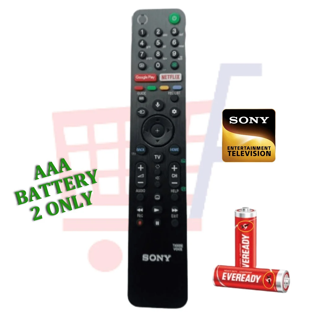 Original Sony Smart TV Remote with Google Assistant | Voice-Controlled Remote with Netflix & Google Play Buttons – Buy Online in India# - Image 4