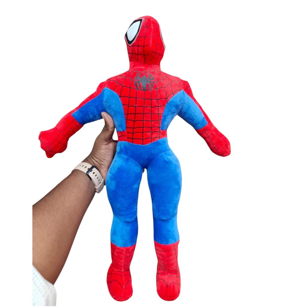 Spider Man Plush Soft Toy for Kids Red Blue Superhero Stuffed Doll #