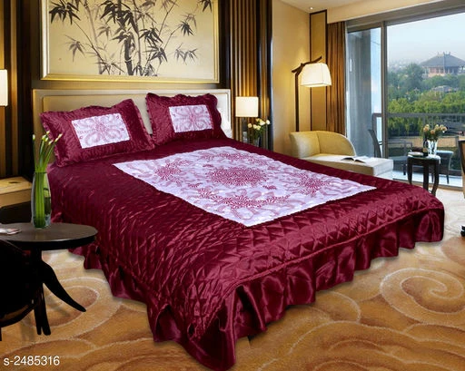 Static Satin Printed Bedsheet*