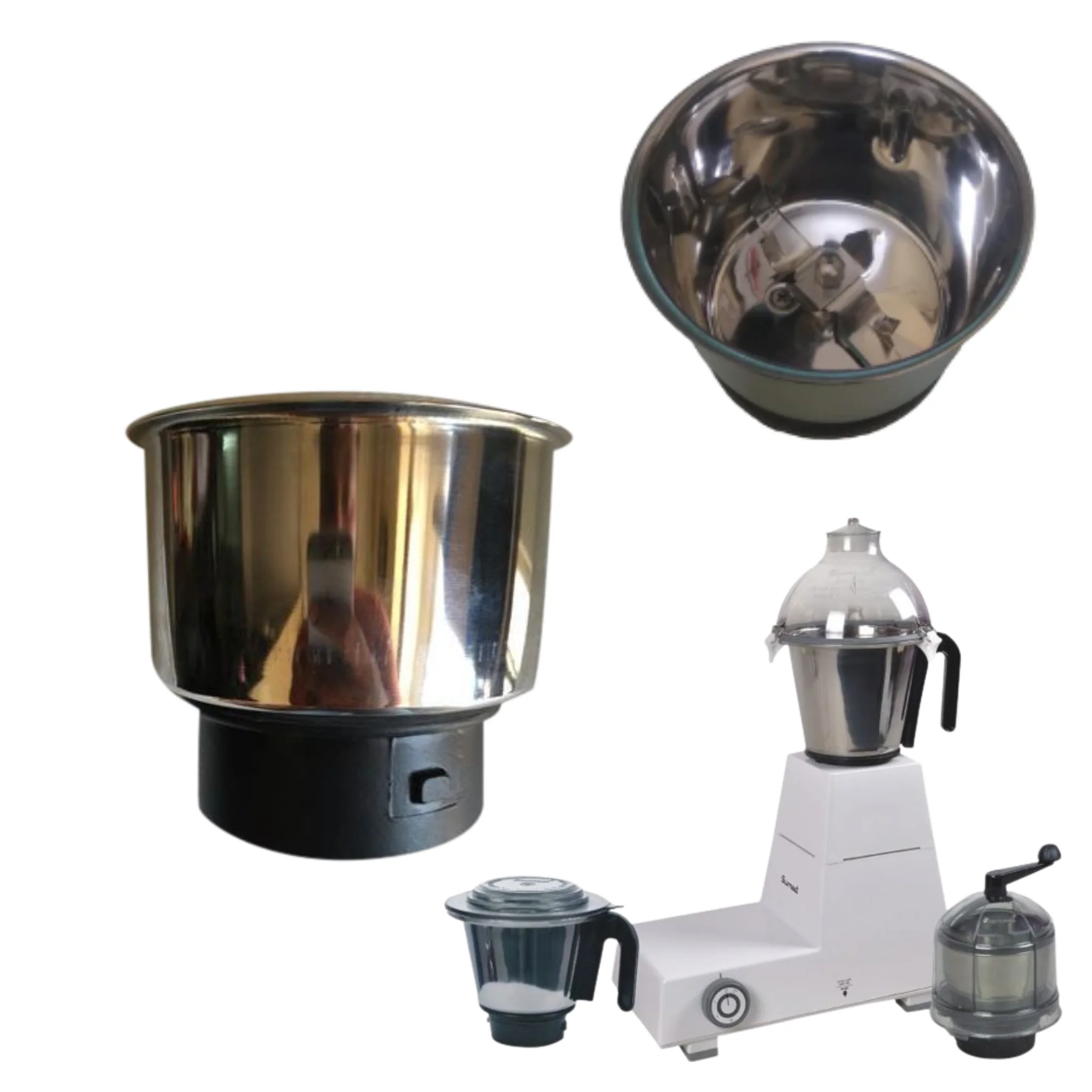 Sumeet Chutney Grinder Mixie Jar 300 ml suitable for old Model Sumeet Mixie - Image 5