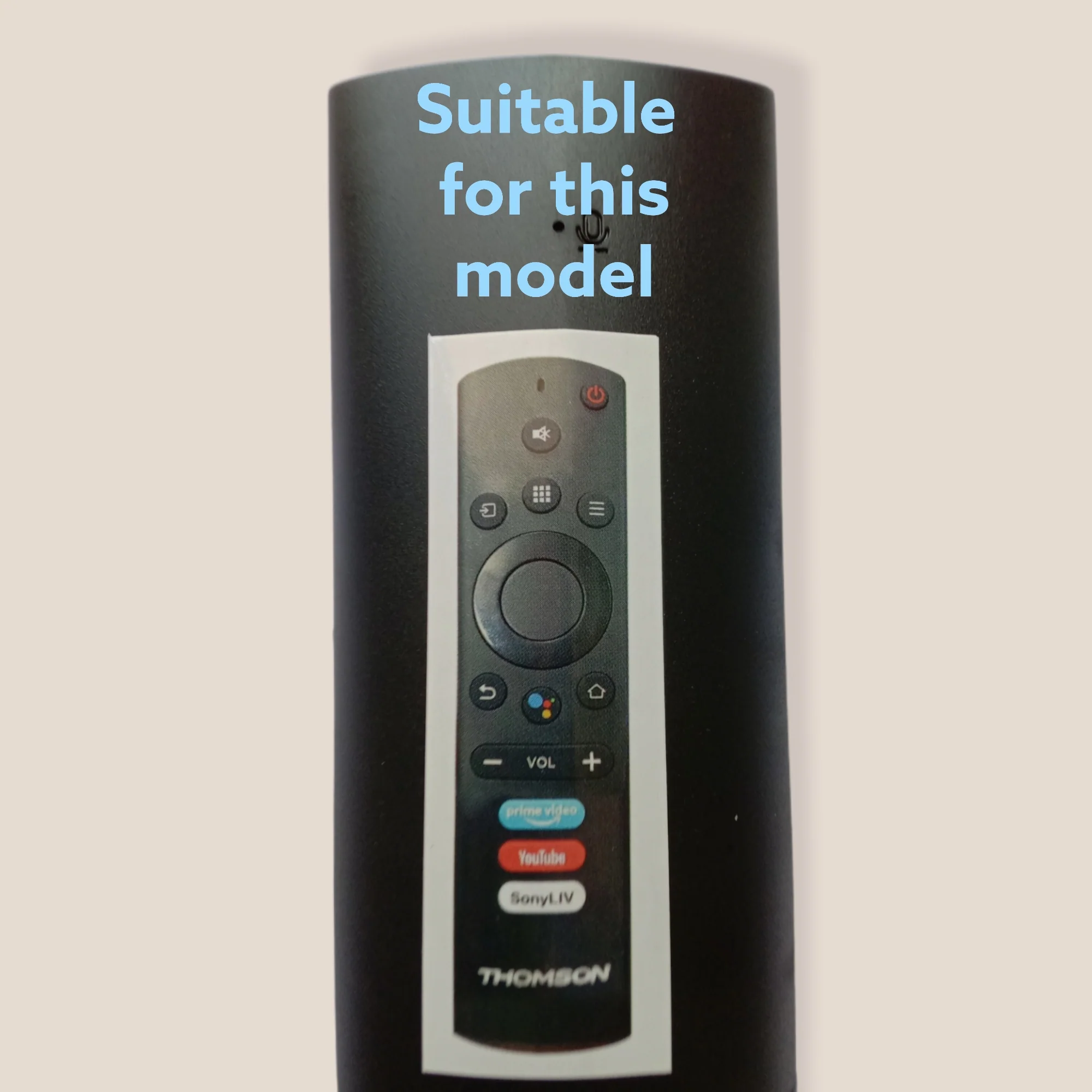 Thomson Smart TV Remote Control – Compatible with YouTube, Google, Sony Liv, Prime Video (Model F)# - Image 2