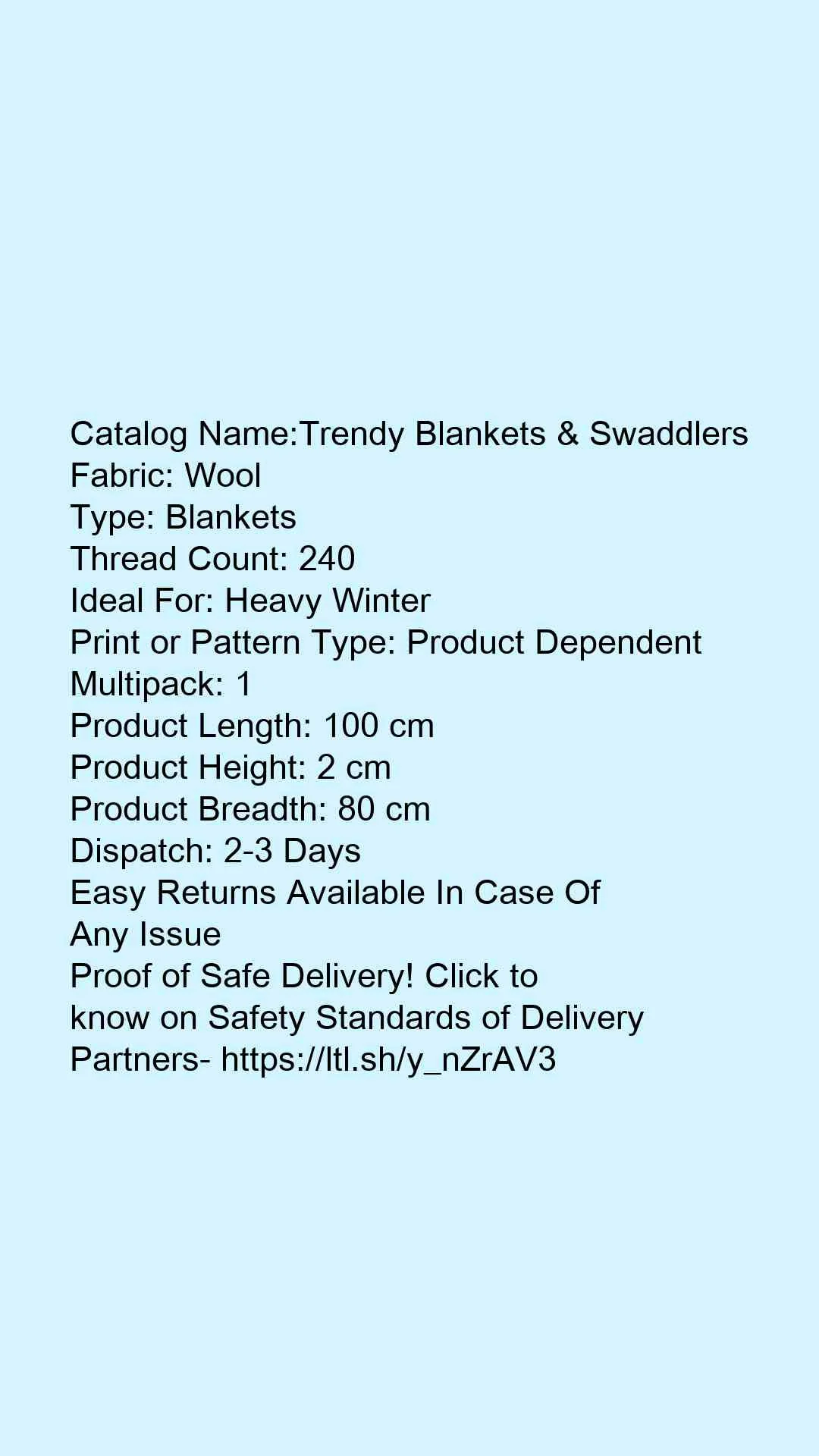 Trendy Blankets & Swaddlers - Image 6