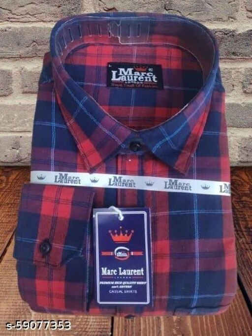 Trendy Graceful Men Cotton Shirts - Image 7