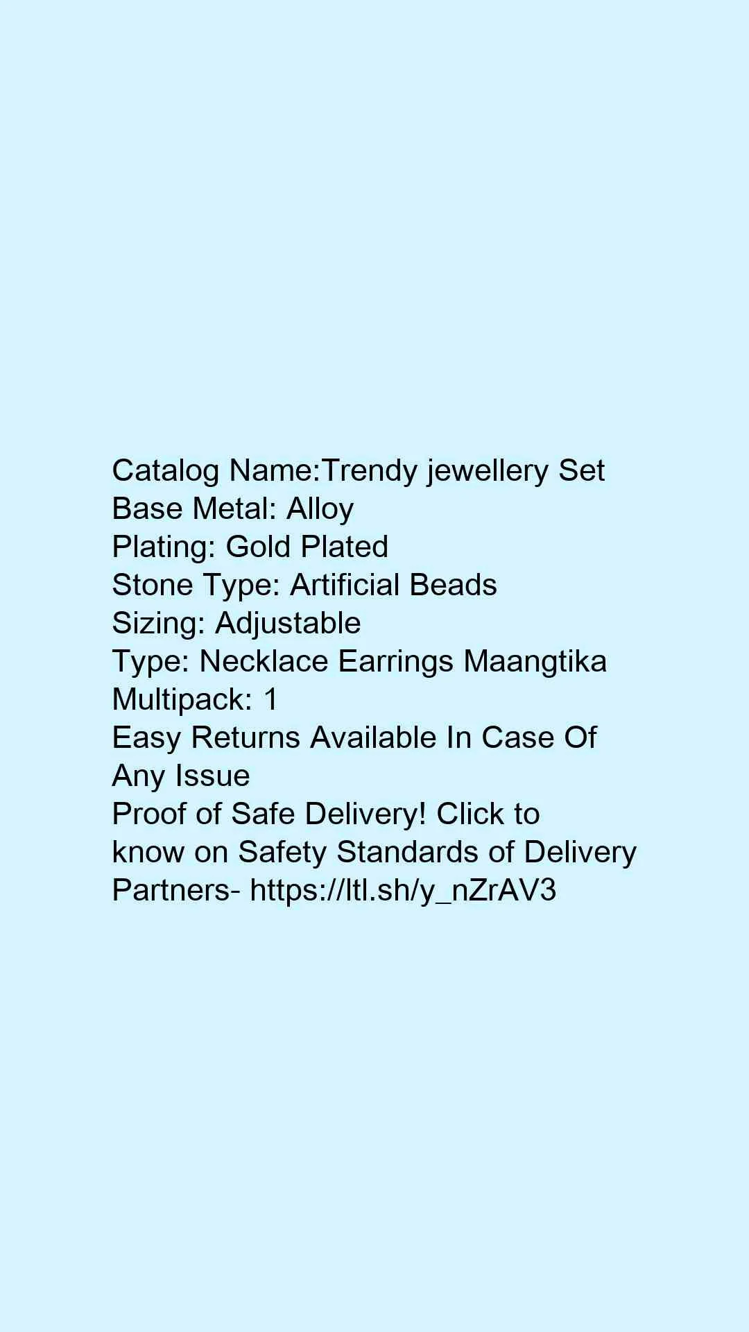 Trendy jewellery Set - Image 5