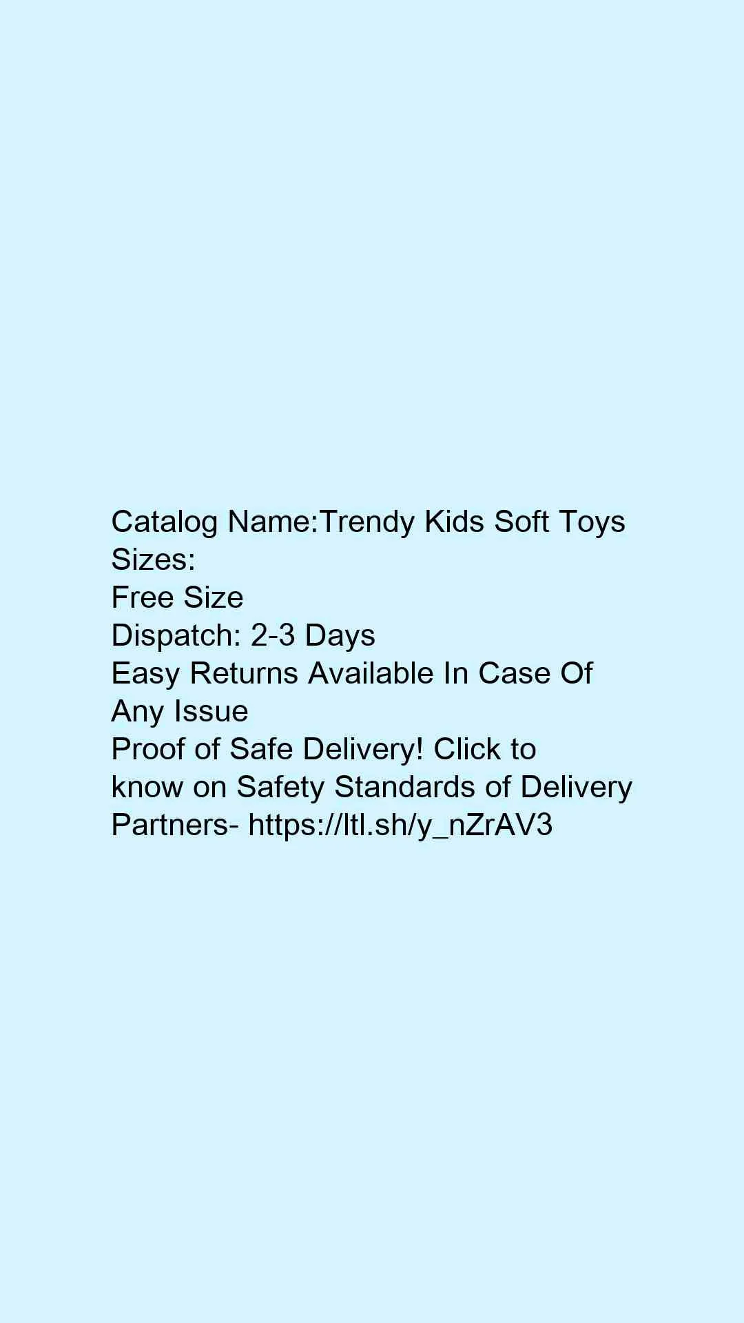 Trendy Kids Soft Toys - Image 5