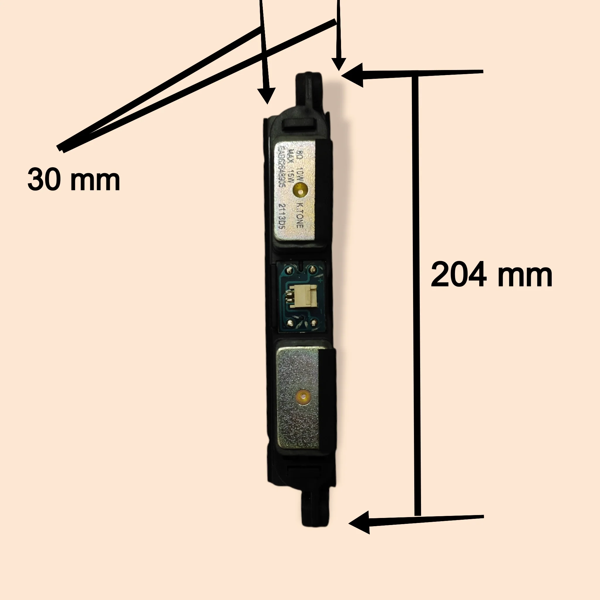 TV Speakers 8 Ohm 10W – Compatible with LG & Samsung LED/LCD TVs – Replacement Internal Speakers# - Image 8