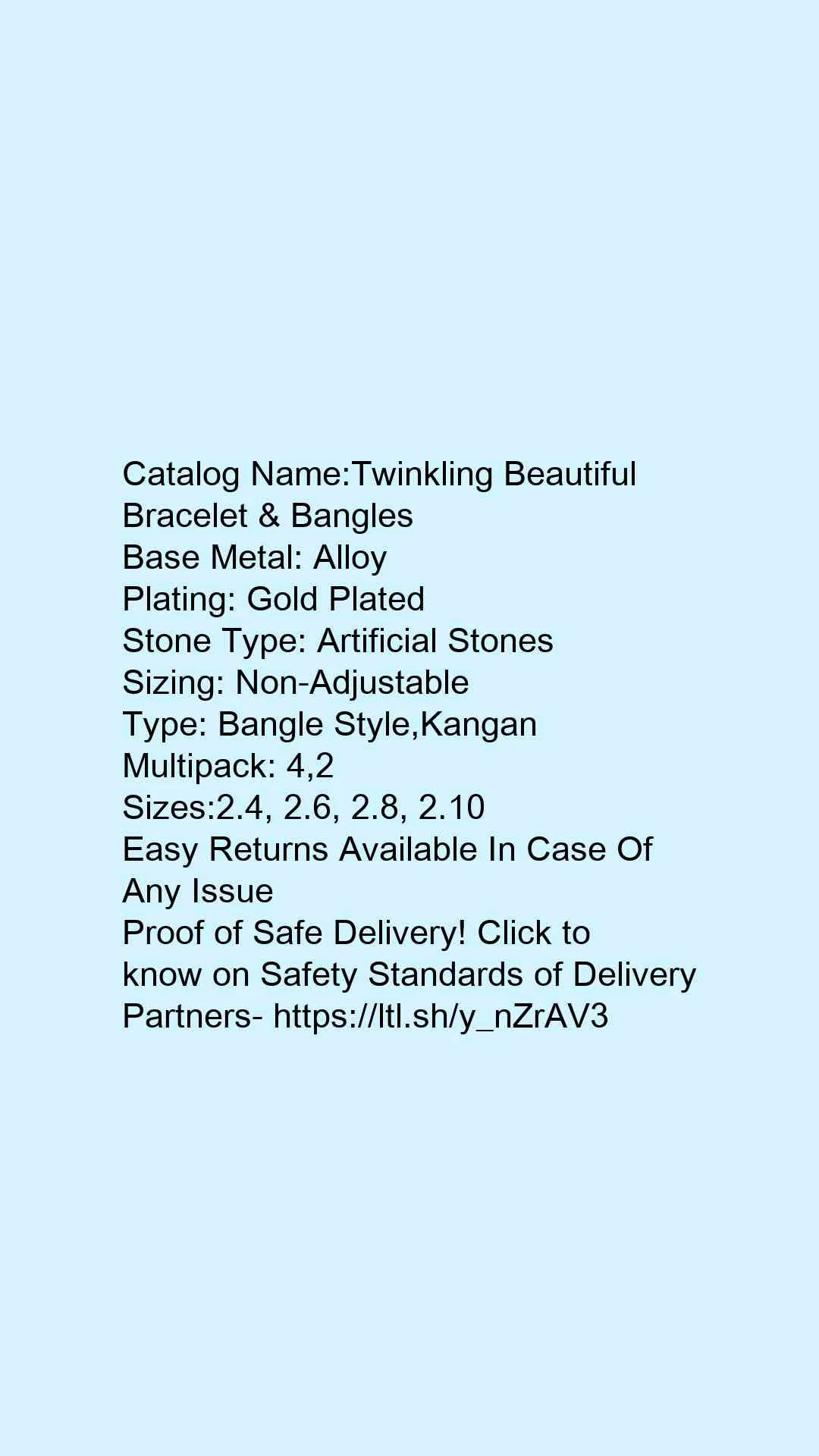 Twinkling Beautiful Bracelet & Bangles - Image 10