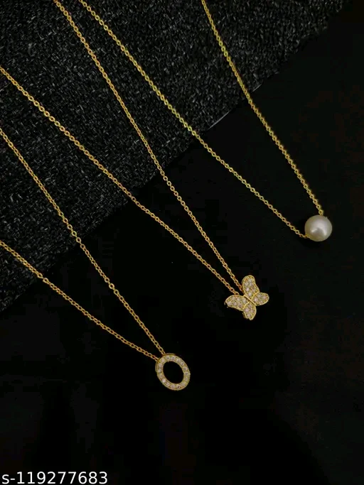 Twinkling Charming Women's Necklace & Chain Set