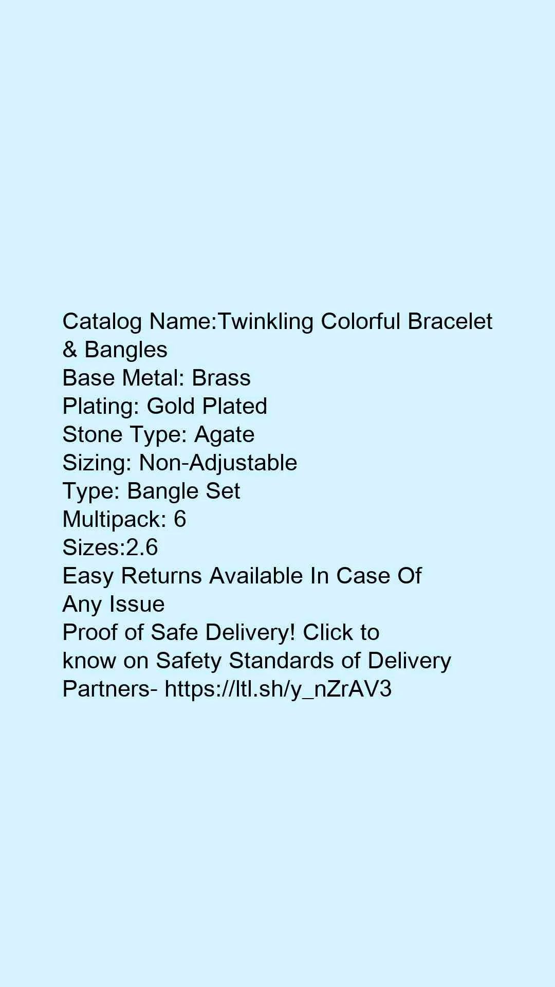 Twinkling Colorful Bracelet & Bangles - Image 2