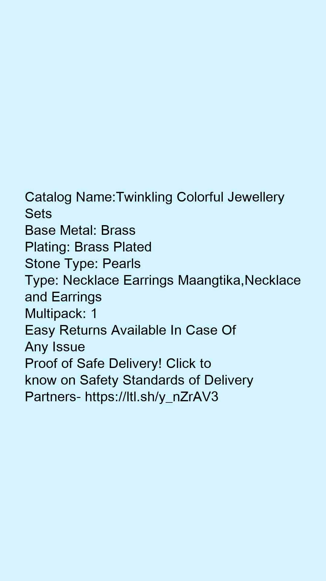 Twinkling Colorful Jewellery Sets - Image 3
