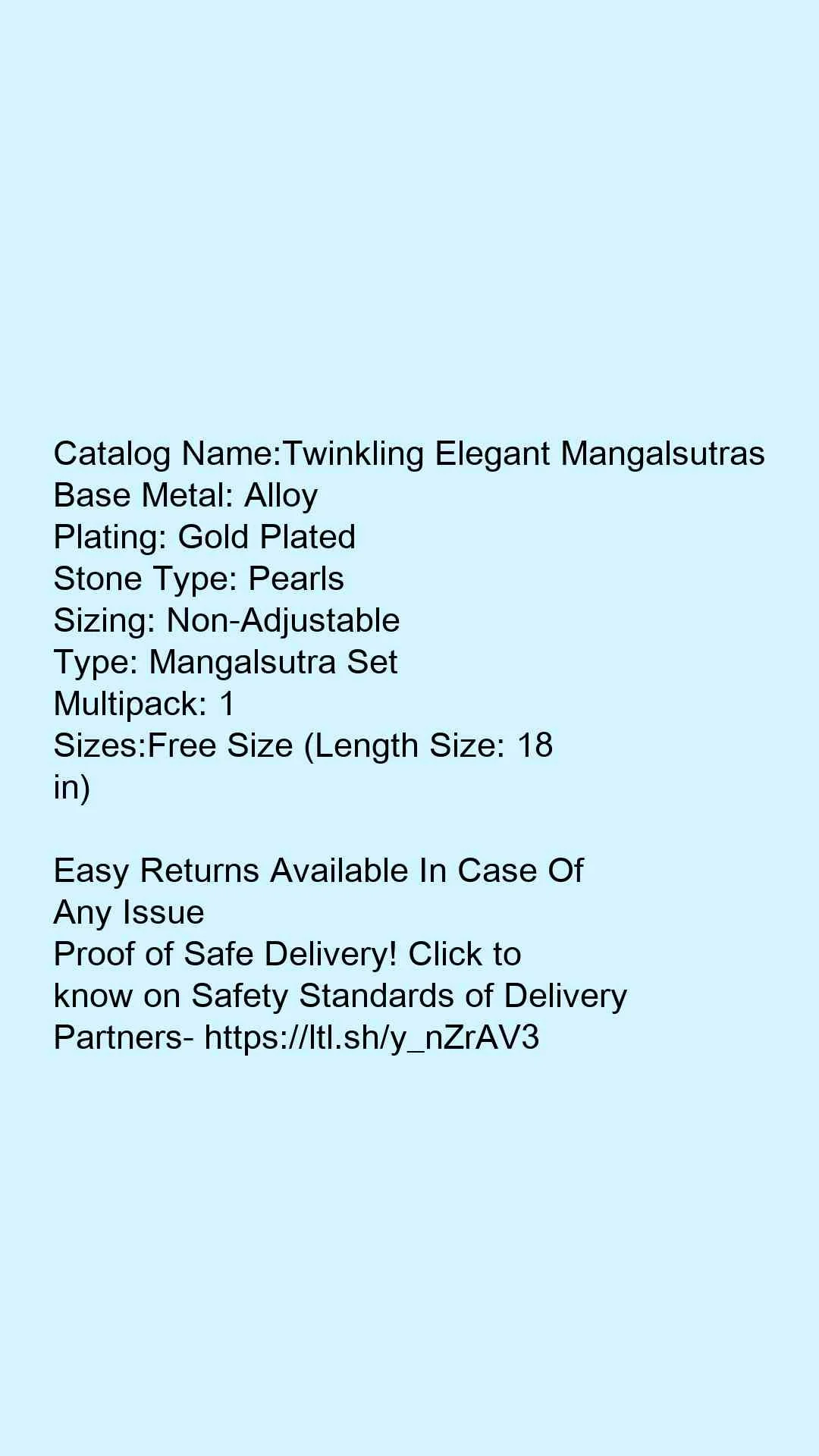 Twinkling Elegant Mangalsutras - Image 5