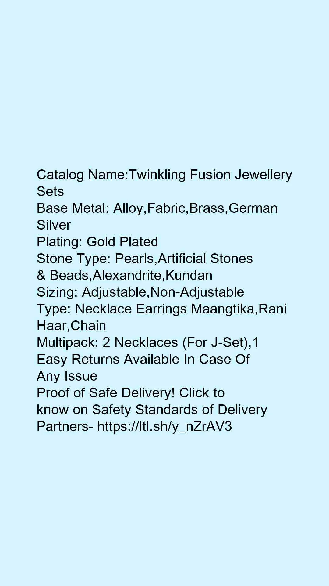 Twinkling Fusion Jewellery Sets - Image 8