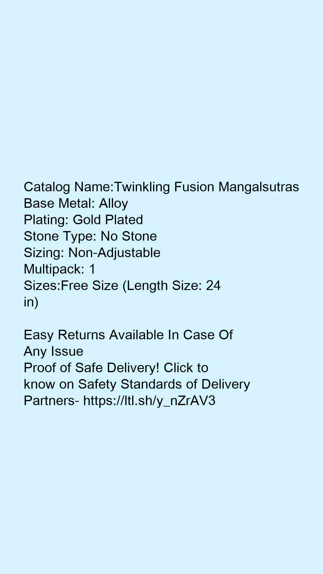 Twinkling Fusion Mangalsutras - Image 8
