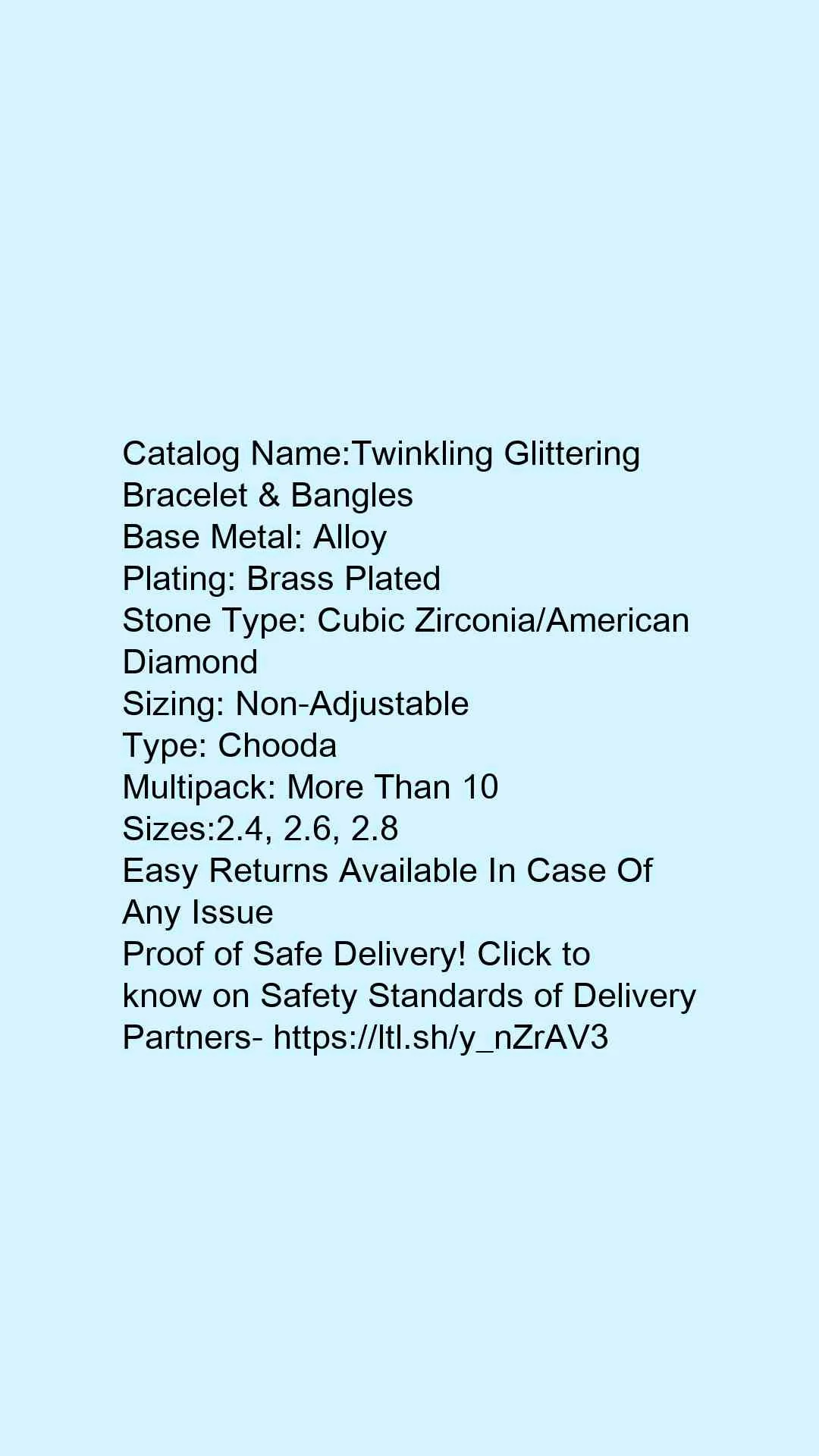 Twinkling Glittering Bracelet & Bangles - Image 8