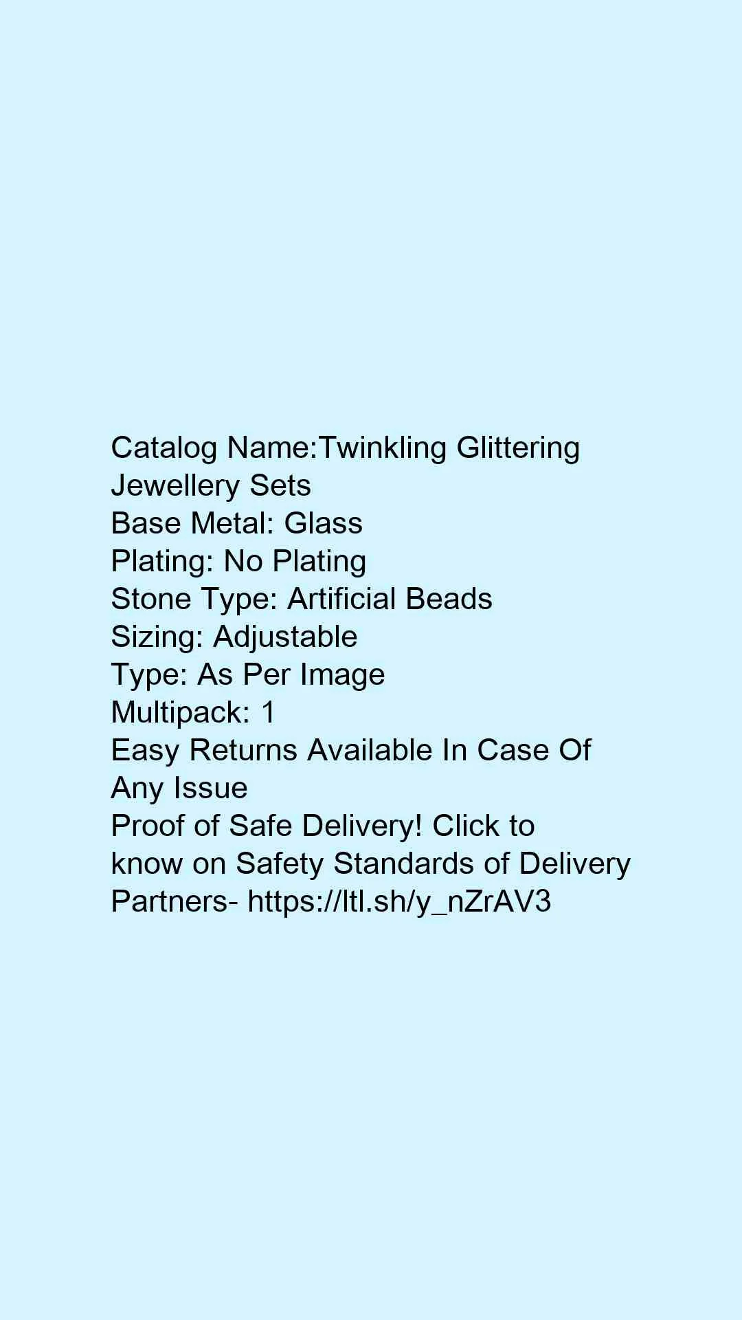 Twinkling Glittering Jewellery Sets - Image 8