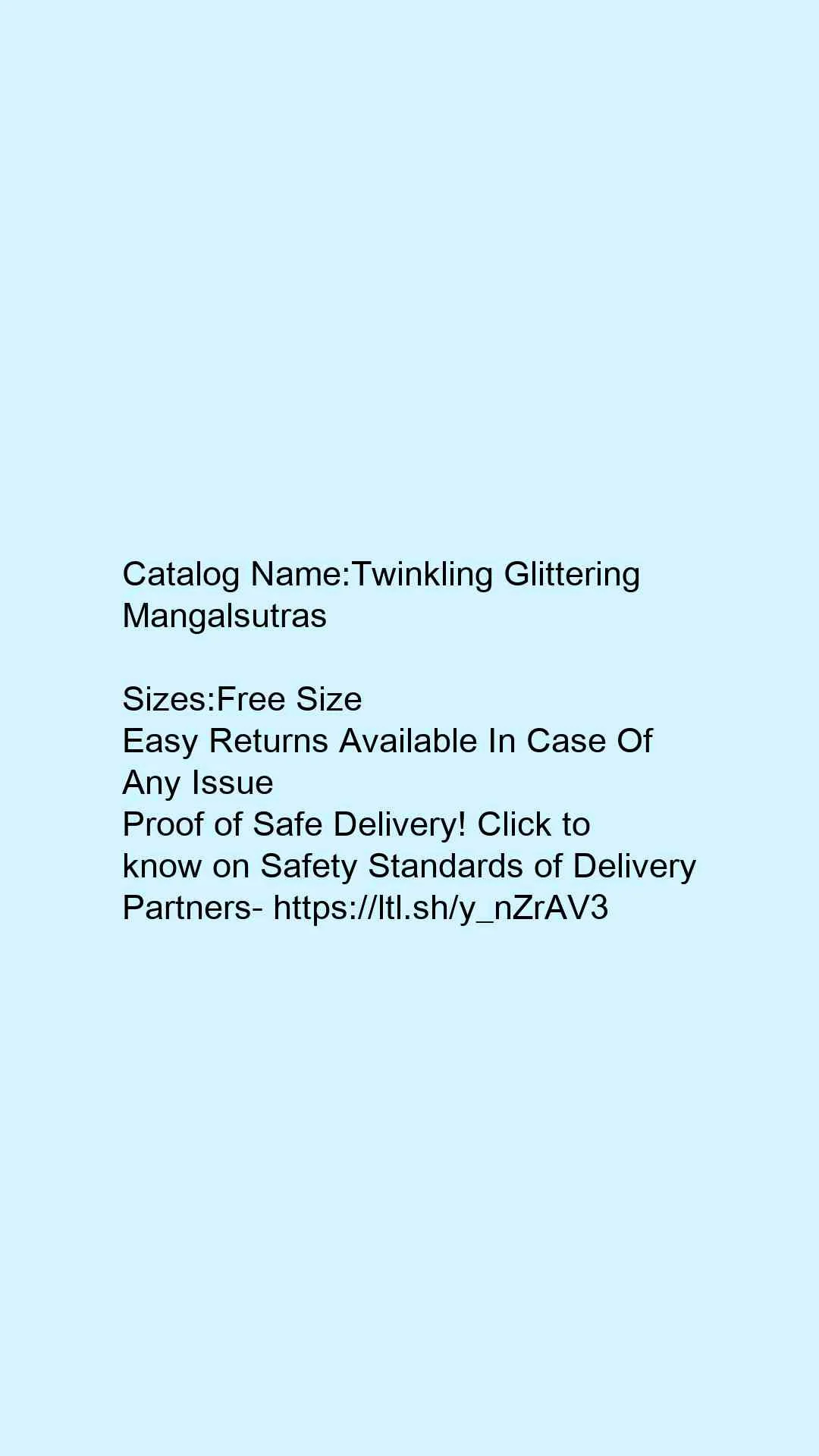 Twinkling Glittering Mangalsutras - Image 6