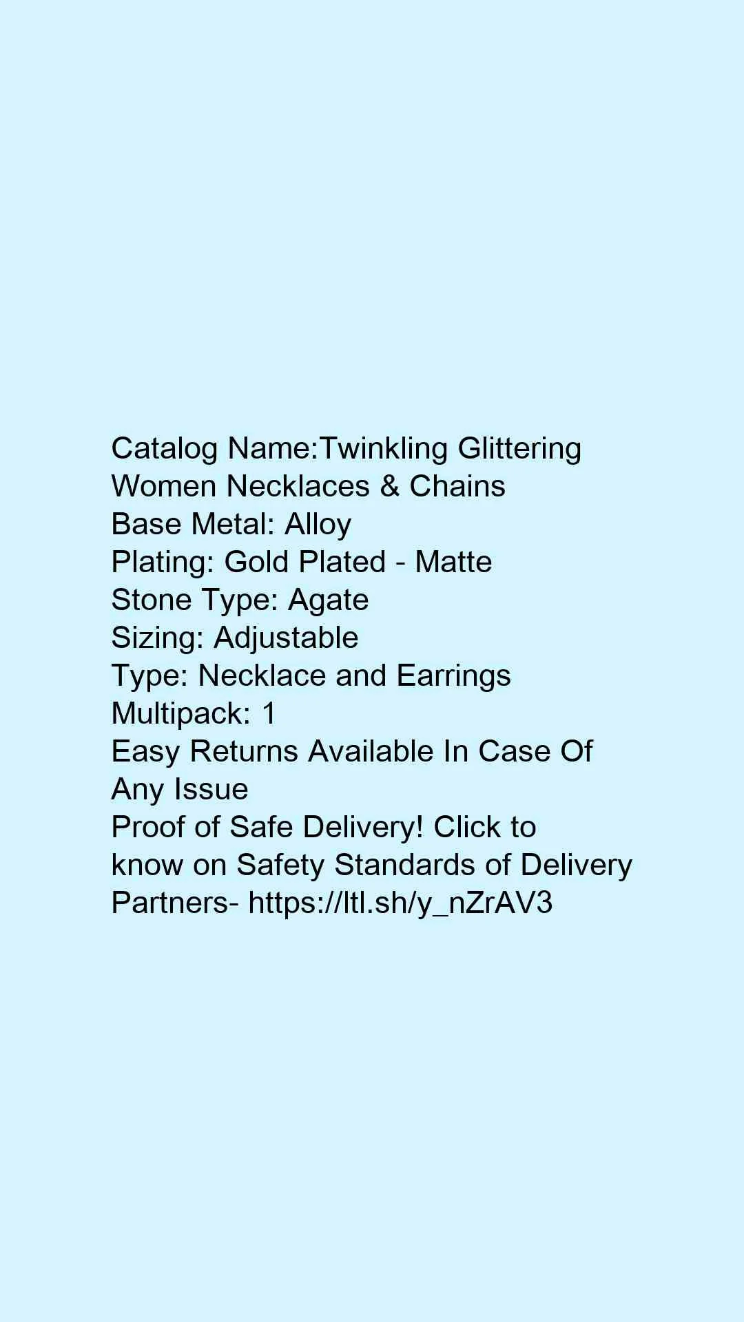 Twinkling Glittering Women Necklaces & Chains - Image 2