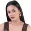 Twinkling Graceful Jewellery Sets - Rose Gold Plated Necklace &amp; Earrings - Image 3