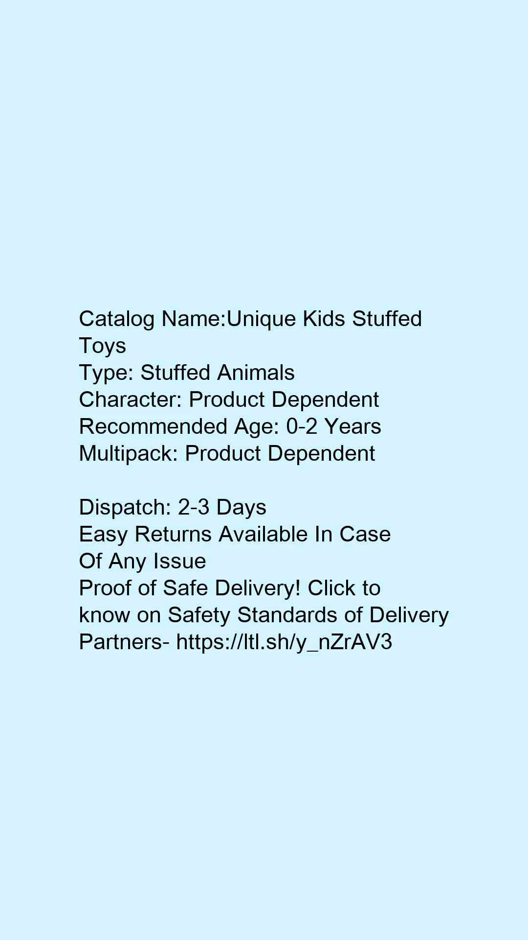 Unique Kids Stuffed Toys - Image 7
