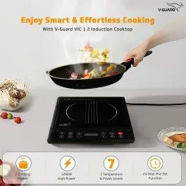 V-Guard VIC 01 V2 Energy Efficient Induction Cooktop with Multiple Cooking Modes # - Image 5