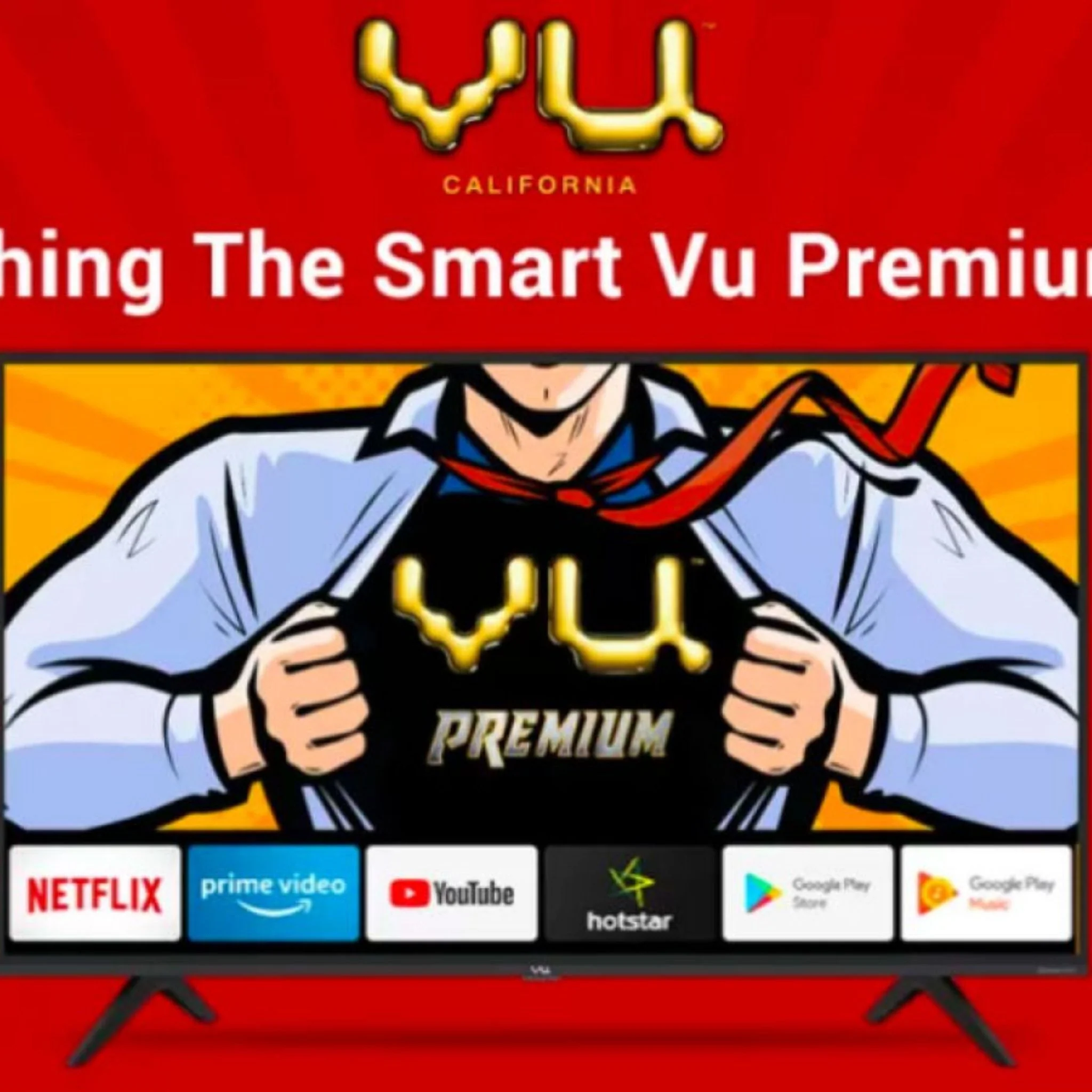 VU Smart TV Remote Control with Voice Sensor – Compatible with YouTube, Google Play, Hotstar & Prime Video# - Image 6
