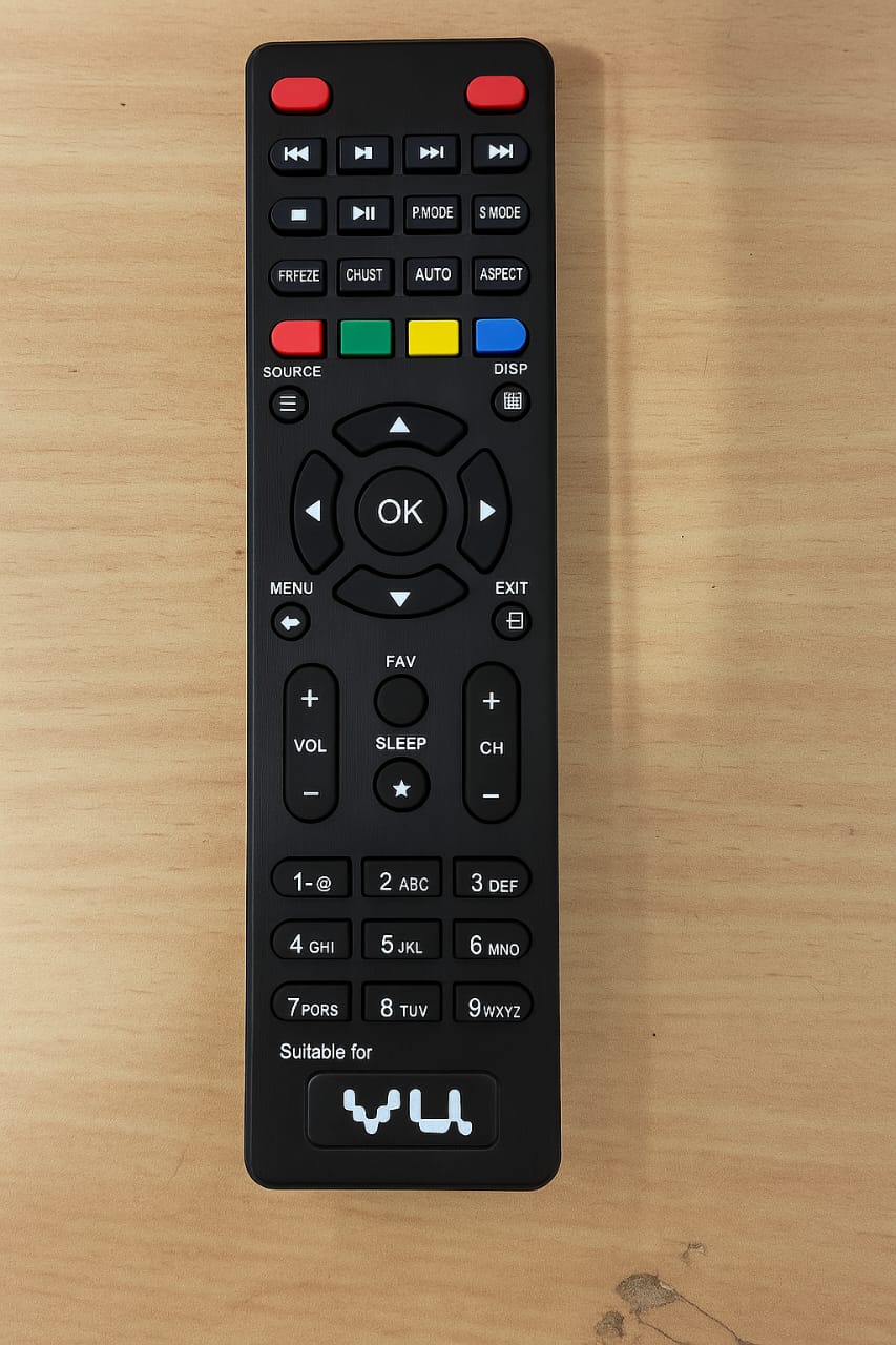VU Led Lcd Tv Remote Control Compatible with VU Non-Smart TVs – Replacement Remote"