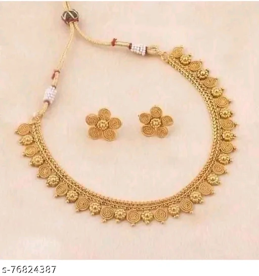 Royal Radiance Gold-Plated Wedding Jewellery Set - Image 2