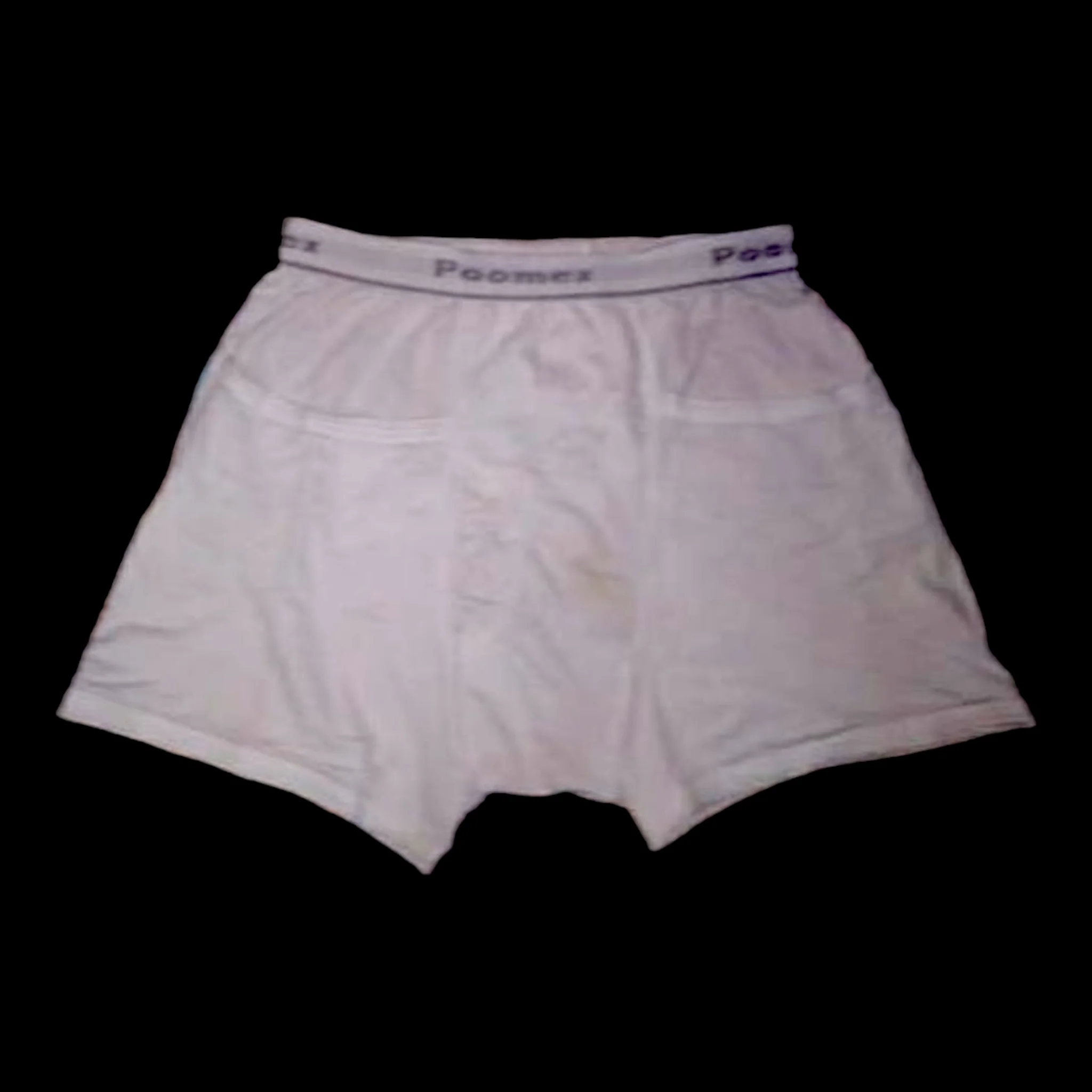 White Poomex Gents Comfort P Trunks with Pocket – Premium Quality Men's Underwear#