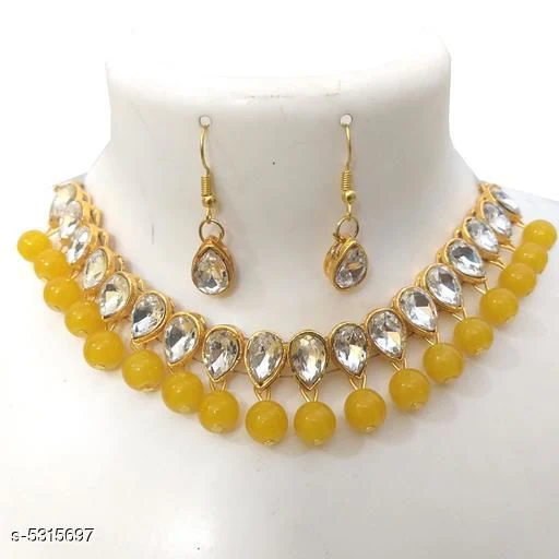 Women's Alloy Gold Plated Jewellery Set - Image 2