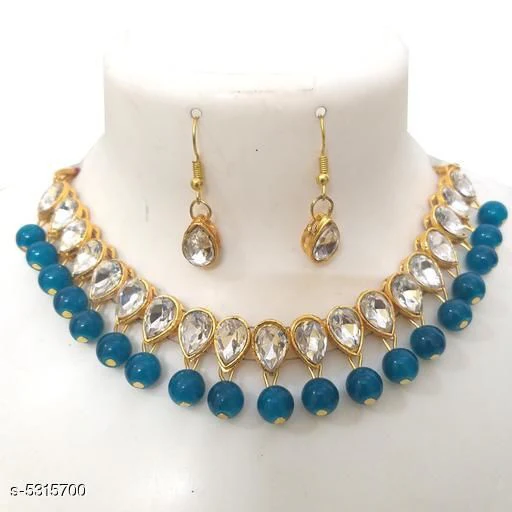 Women's Alloy Gold Plated Jewellery Set - Image 6
