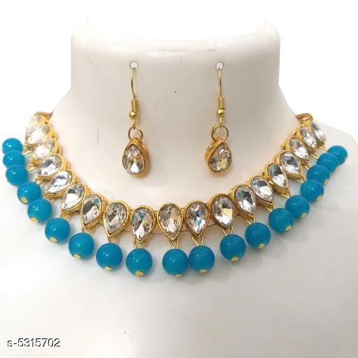 Women's Alloy Gold Plated Jewellery Set - Image 8