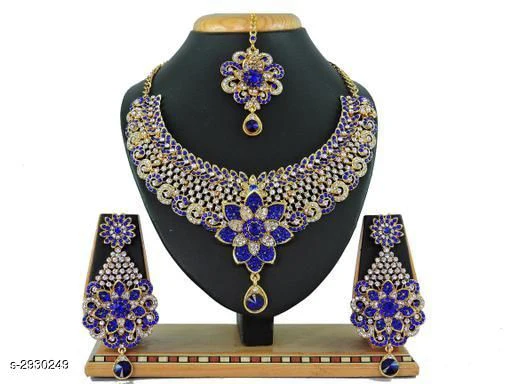 Women's Alloy Gold Plated Jewellery Set - Image 10