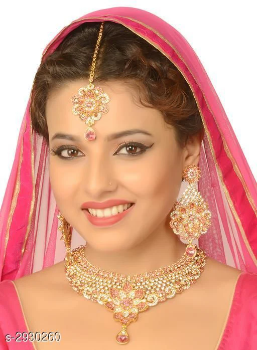 Women's Alloy Gold Plated Jewellery Set - Image 11