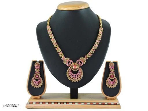 Women's Alloy Gold Plated Jewellery Set - Image 10