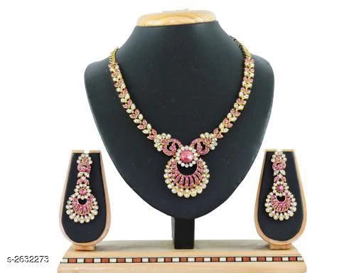 Women's Alloy Gold Plated Jewellery Set - Image 2