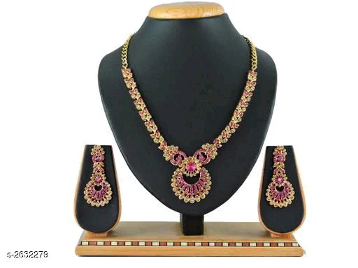 Women's Alloy Gold Plated Jewellery Set - Image 7