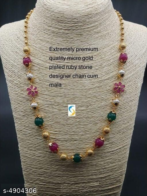 Women'S Alloy Gold Plated Mangalsutras - Image 4